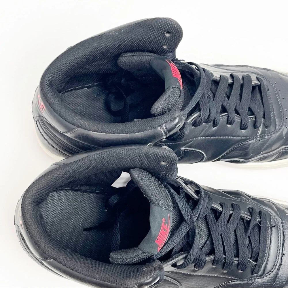 NIKE Court Vision Black Mid Rise Sneakers CD5466-005 Men’s 13 Gym Practice